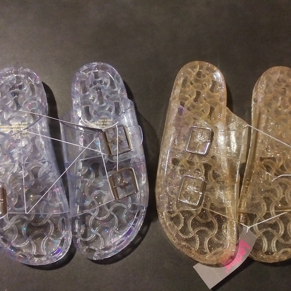 Womens Jelly Sandals Size 8/9